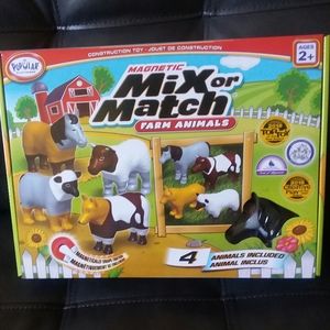 New Mix or match animal play set